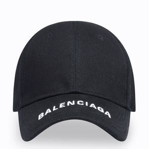 BALENCIAGA cap, Size M/L, Black/White